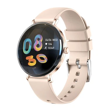 Jam Tangan Pintar Dengan Tali Logam Tali Baja Baja Emas